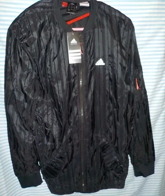 ADIDAS Sample Derrick Rose zip-up Jacket med (tall) shirt tail hem Adidas  - Image 1 of 4