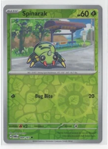 Pokemon Twilight Masquerade 004/167 Spinarak Reverse Holo - Picture 1 of 1