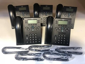 Cisco 6945 CP-6945-C-K9 IP Téléphone Paquet Job Lot 5 Téléphones Grade A 45 Jour - Photo 1/3