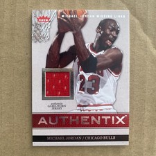 2007-08 Fleer Michael Jordan Missing Links Game Worn Authentix MJ-6