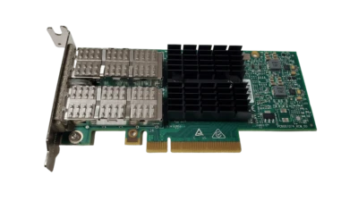 CX354A Mellanox ConnectX-3 QDR InfiniBand 10GbE 050-0050-02 Half Height - Image 1 of 4