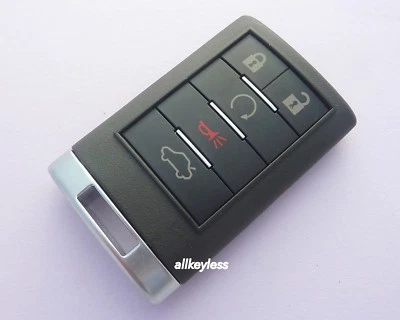 OEM CADILLAC STS CTS DTS smart keyless entry remote transmitter in NEW CASE - Image 1 of 4