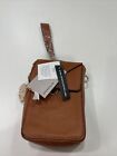 MFk- Womens Brown Small Leather Hand Bag