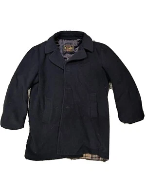 Botany 500 Men's size 44 Reg Wool Coat Blue. Flannel Lining. - Image 1 of 4