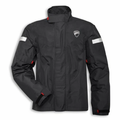 REV'IT! DUCATI Revit STRADA V3 Regenjacke Regenkombi Rain Jacket Jacket schwarz NEU !!