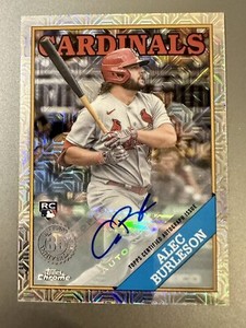 2023 Topps Series 2 Alec Burleson 21/299 1988 Topps Mojo RC Auto #2T88C-80