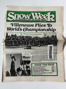 SNOW WEEK Snowmobile Racing Magazine Newspaper Publication February 4, 1980 - Bild 1 von 2