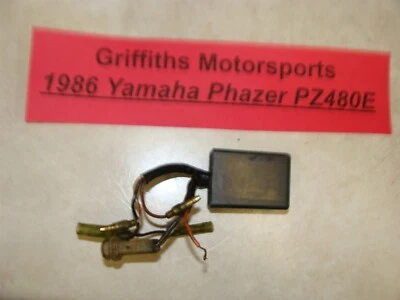 1986 年 YAMAHA PHAZER DELUXE PZ480E 81J oe cdi 盒单元 ecu 模块点火器 — 第 1/4 张图片