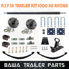 Diy 1000kg Single Axle Kit With 45x8mm Eye To Eye Springs -trailer Parts!