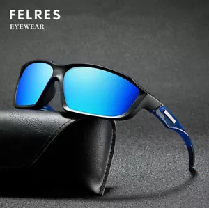New Fashion Outdoor Driving Bicycle Sports Sunglasses Polarized Sunglasses Men - Picture 1 of 19