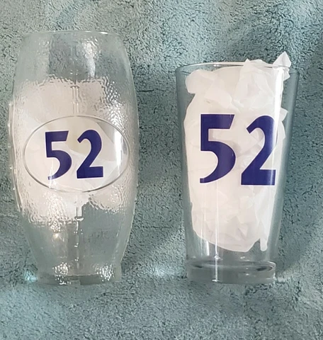 BALTIMORE RAVENS Ray Lewis Thanks for the memories 16 Oz BEER GLASSES SET OF 2 Cover