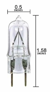 Replacement Light Bulb 120V 20 Watt for WB08X10051 GE Microwave WB08X10057 20W - Picture 1 of 1