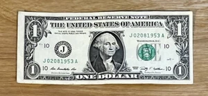 $1 Bill Birthday J02081953A February 8, 1953 - Picture 1 of 4