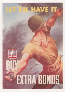 Postal reimpresa del Museo Imperial de la Guerra del Hombre Lanzando Granada de colección de la Segunda Guerra Mundial - Imagen 1 de 2
