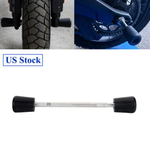 1Pc Black Frame Front Sliders Wheel Protector For 21-22 HARLEY PAN AMERICA 1250 - Picture 1 of 10