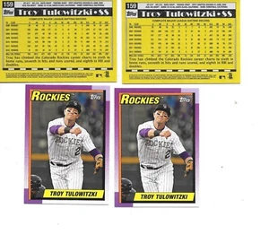 Troy Tulowitzki  2013 Topps Archives Baseball Card #159 Lot of 4 Rockies - Picture 1 of 1