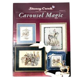 Carousel Horses to Cross Stitch, Stoney Creek Soft Cover Booklet #117  - Picture 1 of 4