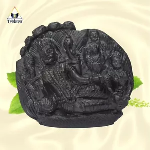 Shree Laxmi Narayana Shaligram Idol / Statue - Picture 1 of 4