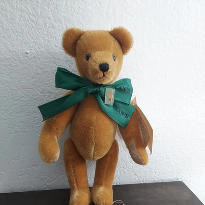 DEANS Rag Bear Collector's Club "Howard" #992 Certificado de Autenticidad 11" Totalmente Articulado Nuevo con Etiquetas y Pin Foto 1 de 4