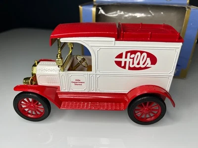 Vintage Ertl 1913 Ford Model T Van replica Hills Dept. Stores Delivery Van bank - Image 1 of 4