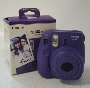 Fujifilm Instax Mini 8 Instant Camera Grape Purple - For Parts or Repair - Picture 1 of 10