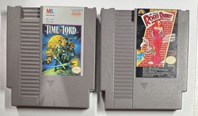 Lot of 2 Nintendo - Who Framed Roger Rabbit & Time Lord  NES Both Tested.