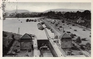813368) AK Blick vom Schleusenturm auf Kanal Minden und Porta Westfalica 1935 - Picture 1 of 1