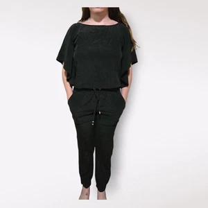 Tuta vintage Juicy Couture nera 100% seta. Taglia Media ๐บ - Foto 1 di 24