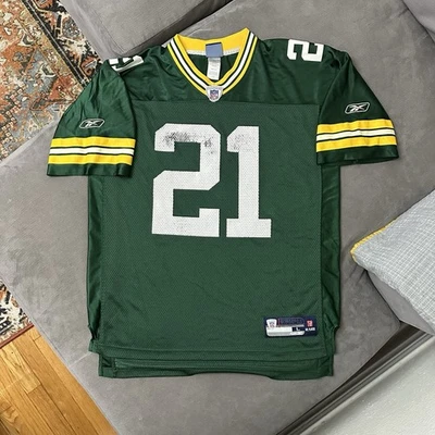 Camiseta para hombre Charles Woodson Green Bay Packers grande Reebok On Field NFL Foto 1 de 4