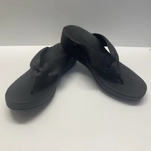 Skechers Black Arch Fit Sunshine My Life Sandals Flip Flops Women’s Size 11 - Picture 1 of 13