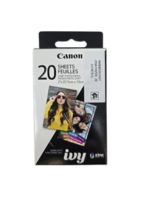 Canon ZP-2030-20 Zink Aufkleber kabellos Fotopapier 20 Blatt NEU - Bild 1 von 6