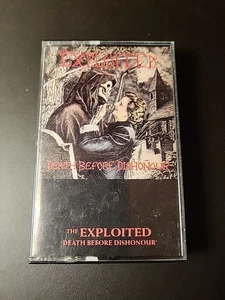 The Exploited Death Before Dishonour Combat Cassette , Album 1987 Plays - Picture 1 of 7