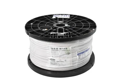 Cable de video Belden 1505A 009 Brilliance 75 ohmios HD-SDI 20 AWG blanco 1000 pies cmr Foto 1 de 4