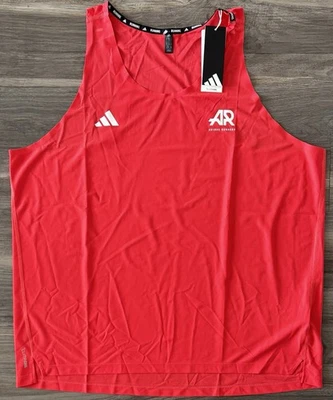 Adidas Running Carrera Singlet Every Pace Has A Place Rojo JD7775 Para hombres Talla XL Foto 1 de 4