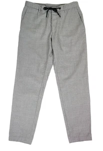 Hugo Boss Men Bardon 1 Slim Virgin Wool Casual Performance Dress Pant 32 Gray - Picture 1 of 6