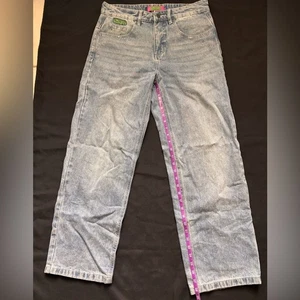 Pantalones de mezclilla para mujer Empyre Jeans elegantes azul claro de pierna recta - Imagen 1 de 6