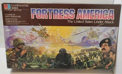 Juego de mesa vintage 1986 Fortress America Game Master Series Milton Bradley Foto 1 de 4