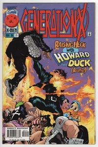 GENERATION X #21. HOWARD THE DUCK. LOBDELL / BACHALO. MARVEL 1995. 9 - Picture 1 of 2