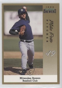 1996 Milwaukee Brewers Police Mike Potts #49