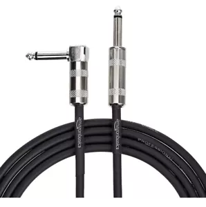 Cavo strumento chitarra 1/4 pollice (6,35 mm) da angolo retto a retto, 10 piedi, nuovo! - Foto 1 di 4