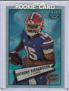 2022 Bowman Chrome 52BF-6 Anthony Richardson 1952 Throwback Refractor RC Florida