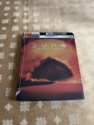 Dune 2 4K Steelbook (4K+Blu-ray)-NEW (Sealed)-Box Shipping Paint Chip - Image 1 of 4