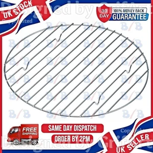 RUNDER KUCHEN KÜHLUNG METALLDRAHTGESTELL 25CM BACKKÜHLER TABLETT GITTER GEBÄCK MUFFIN - Bild 1 von 5