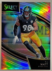 2018 Panini Select Field Level Silver Prizm TJ Watt #211 Pittsburgh Steelers!
