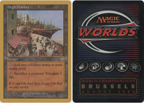 4x High Market - Nicolas Labarre - 2000 ~ Near Mint World Championship O MTG Mag - Image 1 of 1