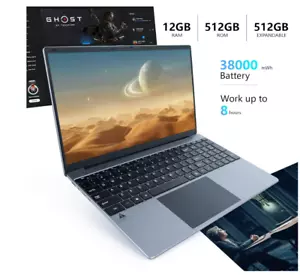SEALED Chicbuy Laptop 15.6''12GB DDR4 512GB SSD Quad-Core Intel Celeron N5095 - Picture 1 of 5