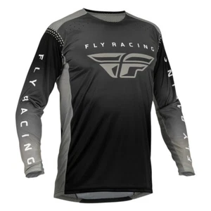 Fly Racing Lite 376-720S Black and Gray MX Off Road Jersey Men's Size SM - Picture 1 of 2
