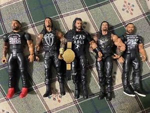 WWF WWE Roman Reigns Tribal Chief OTC Bloodline lose Figur Lot 5 Gürtel - Bild 1 von 4