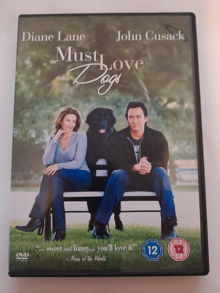 Must Love Dogs (DVD, 2005)- Complete (case+dvd)-Sp. Feat/ Additional Scenes- VGC - Image 1 of 4