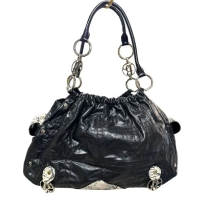 Bolso de Mano Bolzano Fiore Nuevo con Etiquetas Pitón y Cuero Glamour Declaración Elegante Foto 1 de 4